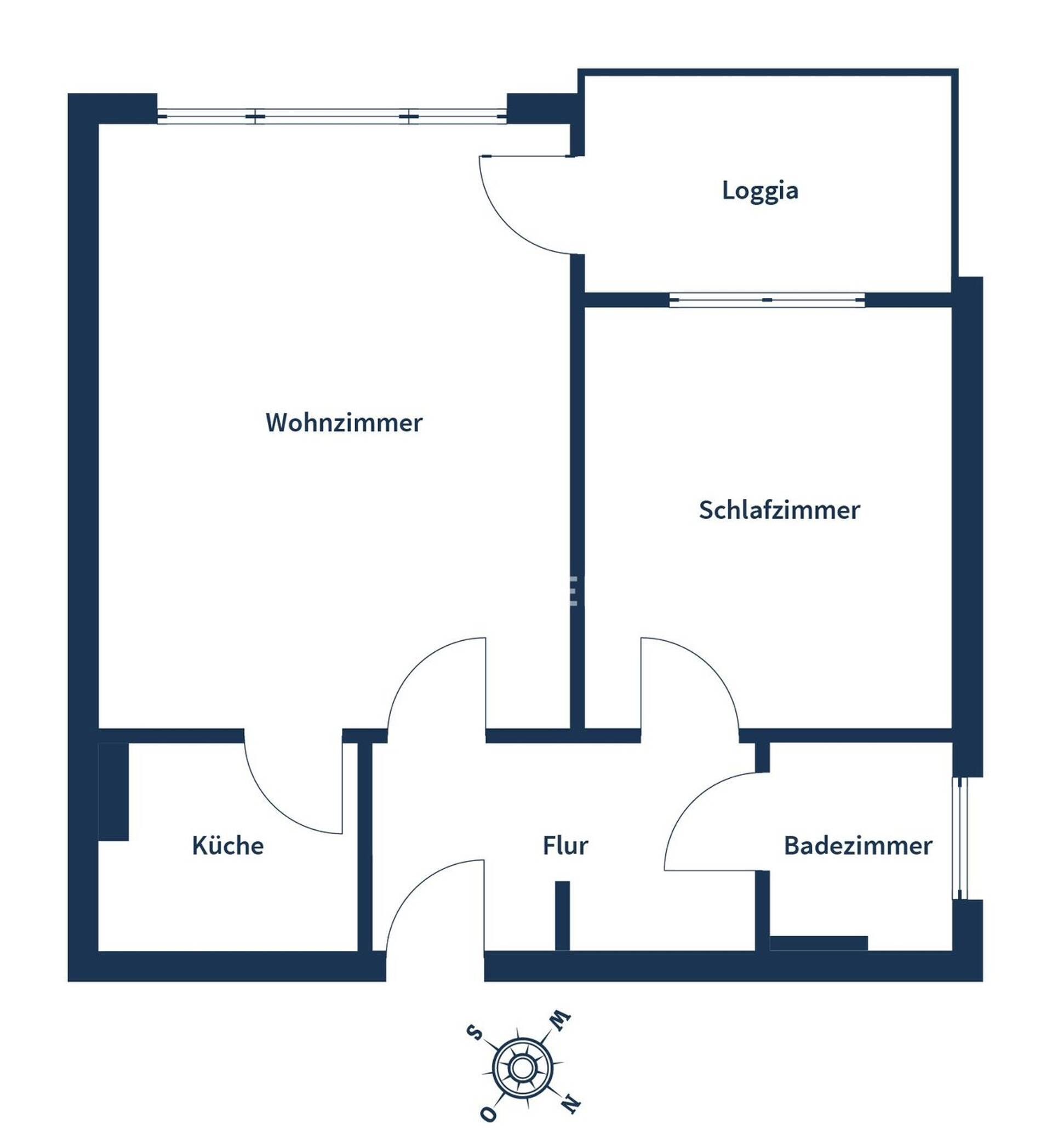 Etagenwohnung in 58454 Witten mit 50 m² kaufen