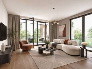 WOHNEN im GRÜNEN: ERSTBEZUG im LUXUS Neubau: QNG und KFW: 5-Zi-Whg mit SÜD Terrasse und 3 Bädern – 14195 Berlin – Vorschaubild 1