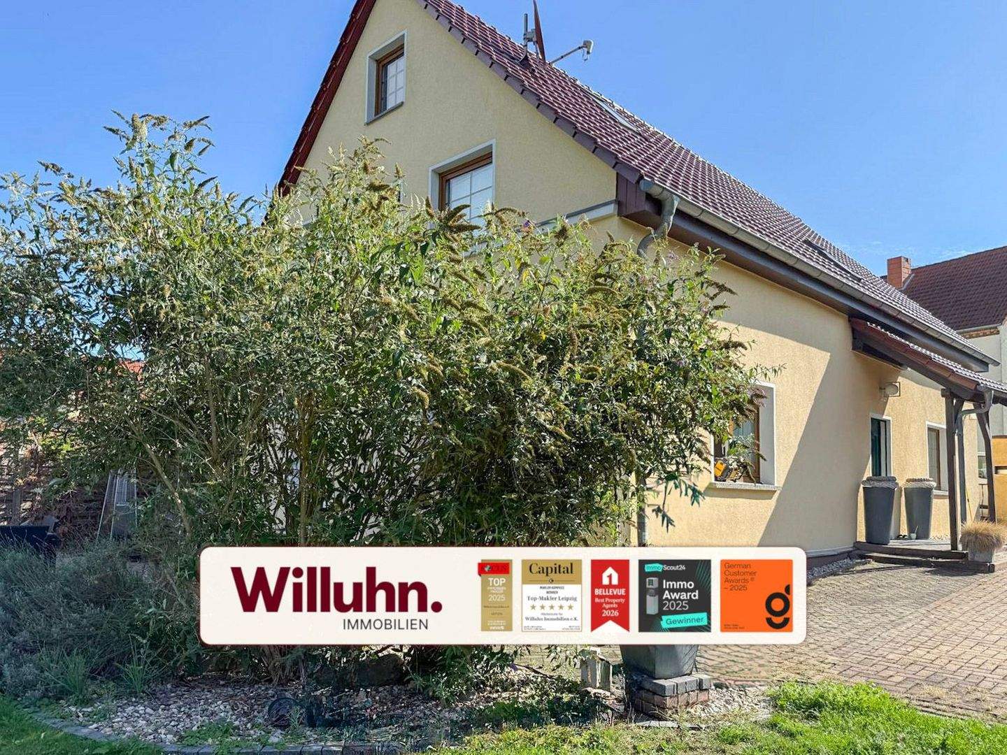 Großzügiges Familienwohnen - 7 Zimmer auf traumhaftem Grundstück | Pool | Garten | Einbauküche – Krostitz – Bild 1 von 9