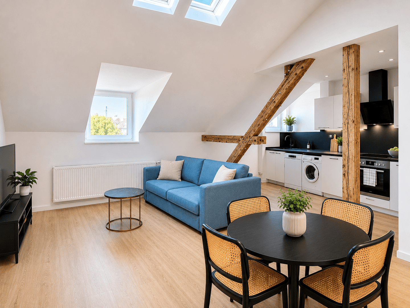 Attraktive Kapitalanlage oder Eigennutz: Moderne 2-Zi.-Whg. mit Charme - möbliert & offene Küche