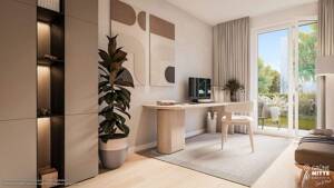 3-Zi.-Whg. mit Tageslichtbad, sep. Gäste-WC und Balkon zum grünen Innenhof – 85551 Kirchheim bei München – Vorschaubild 1