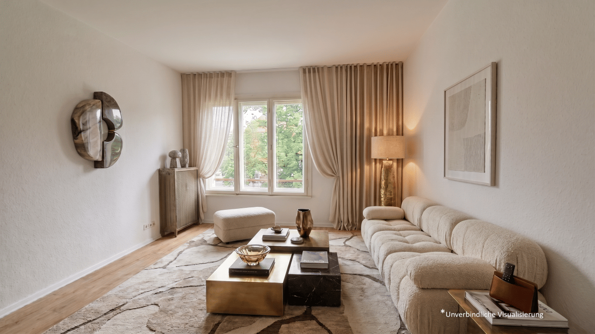 Stilvolles Appartement mit sonnigem Balkon – Berlin – Bild 1 von 9
