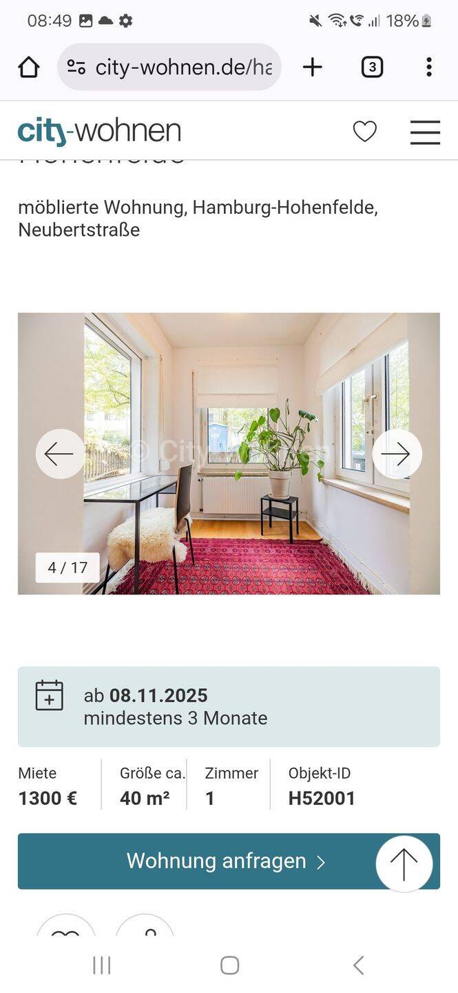 Wunderschöne Wohnung im Herzen von Hamburg – Hamburg – Vorschaubild 4