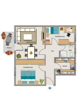 Demnächst frei! 3-Zimmer-Wohnung in Oer-Erkenschwick Groß-Erkenschwick – 45739 Oer-Erkenschwick – Vorschaubild 5