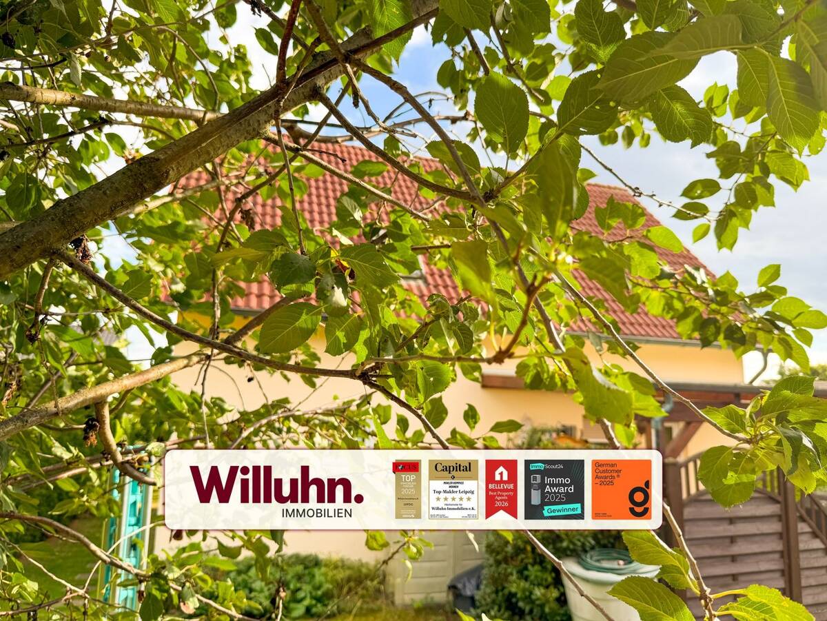 kurze Wege für den Alltag - Bj. 2003 | Gäste-WC | Tageslichtbad | gepflegter Garten | Doppelcarport – 4319 Leipzig – Bild 1 von 9