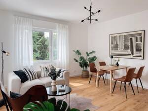 Frankfurt vor der Haustür: hochwertige 91-m²-Wohnung mit Balkon im stilvollen 3-Parteien-Haus – 63067 Offenbach am Main – Vorschaubild 3