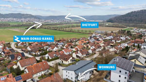 Gepflegte 3-Zi-Whg mit Balkon und zwei Außenstellplätzen – 92345 Dietfurt an der Altmühl – Vorschaubild 2