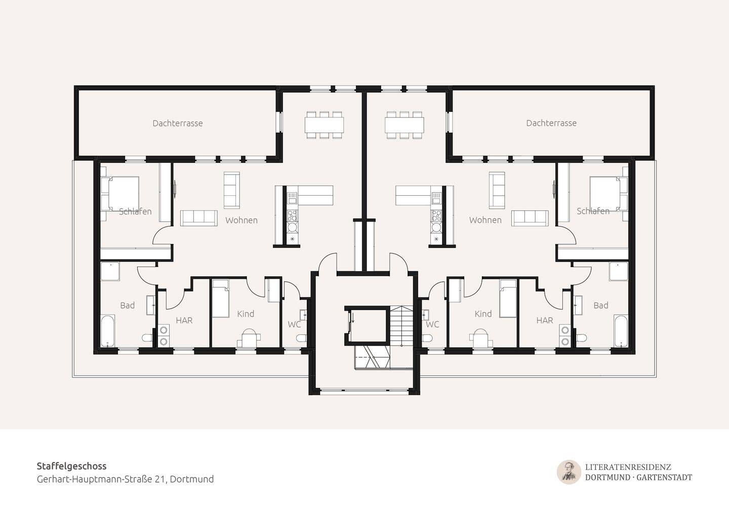 Noch eines zu haben: Penthouse in DO-Gartenstadt mit Südwestausrichtung – Dortmund – Vorschaubild 6