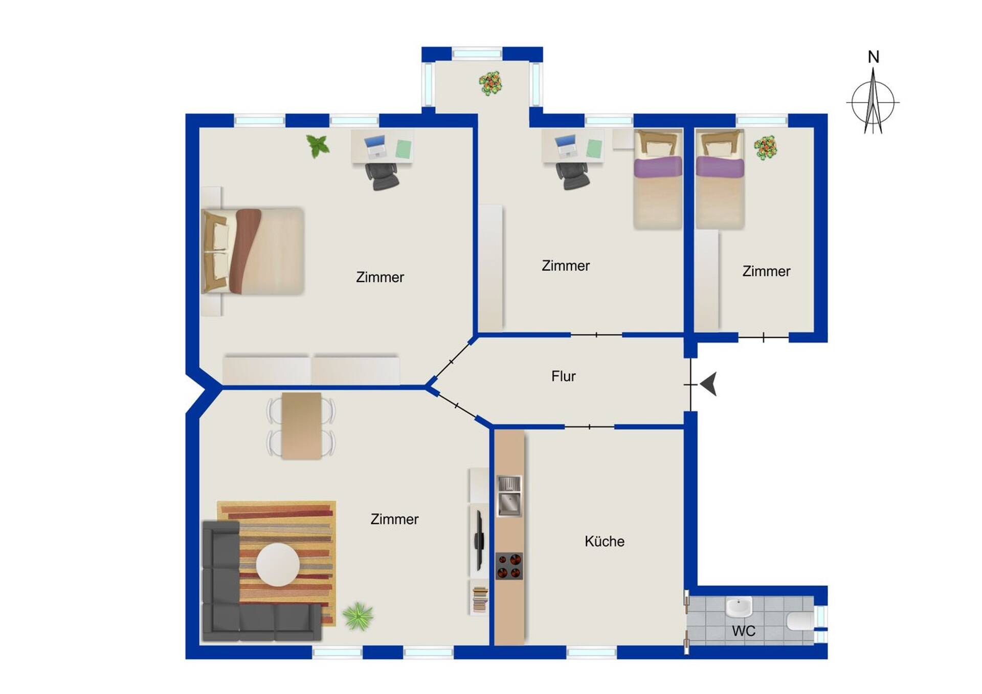 Mehrfamilienhaus in 23936 Grevesmühlen mit 190 m² kaufen