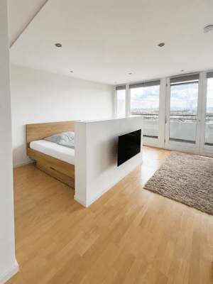 Über den Dächern Münchens – Panoramablick bis zu den Alpen, Ruhe und Wohnqualität im obersten Stockwerk – 81369 München – Vorschaubild 4