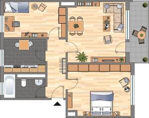3-Zimmer Wohnung in Dortmund Wickede – 44319 Dortmund – Vorschaubild 2