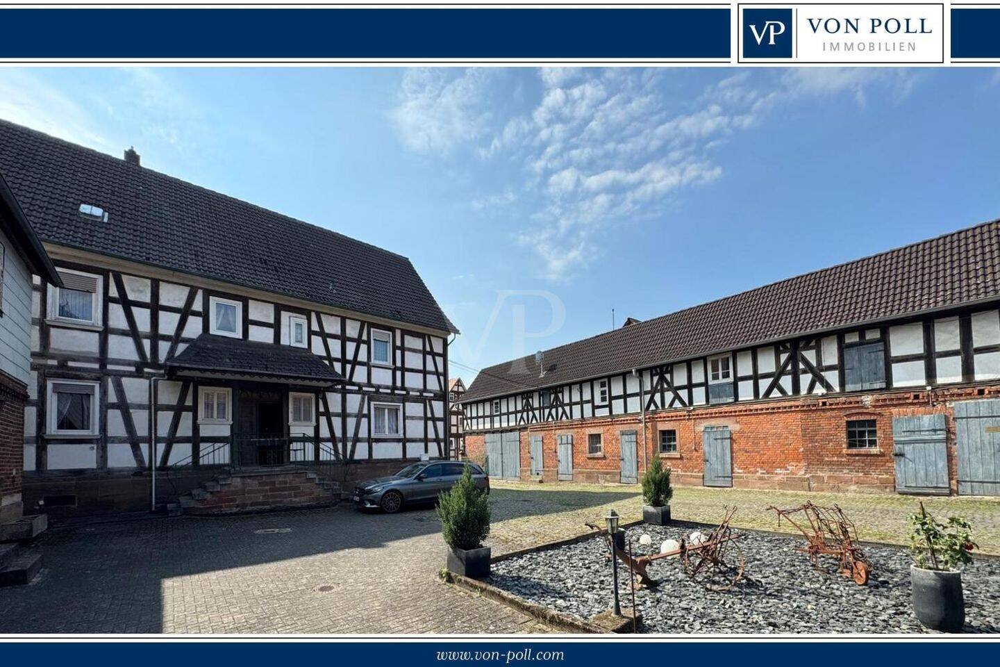 Historisches Hofensemble mit Garten für kreative Lebensentwürfe - Grundstück mit Maschinenhalle zusätzlich zu erwerbbar! – Ebsdorfergrund – Bild 1 von 9