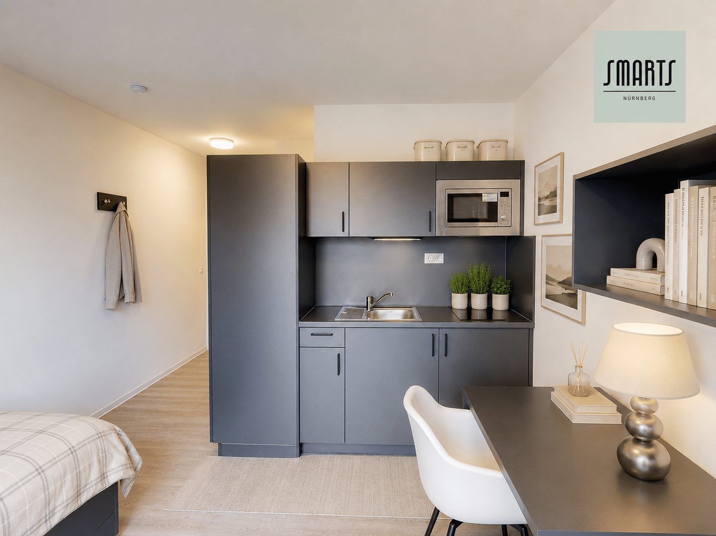 SMARTS Nürnberg: Optimal geschnittene 1-Zimmer-Apartments