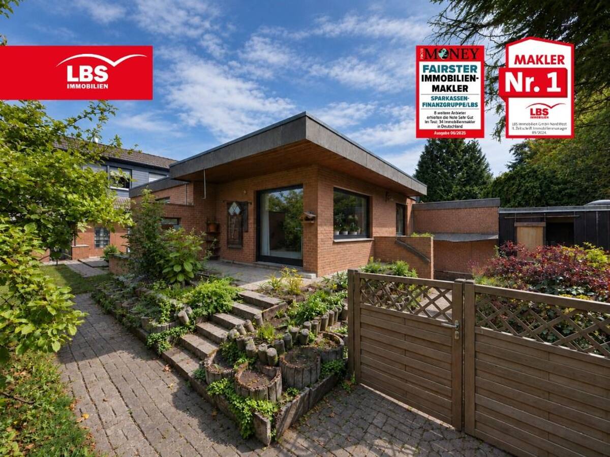 Attraktives Grundstück mit Bungalow und zusätzlichem Zweifamilienhaus – 48161 Münster – Bild 1 von 8