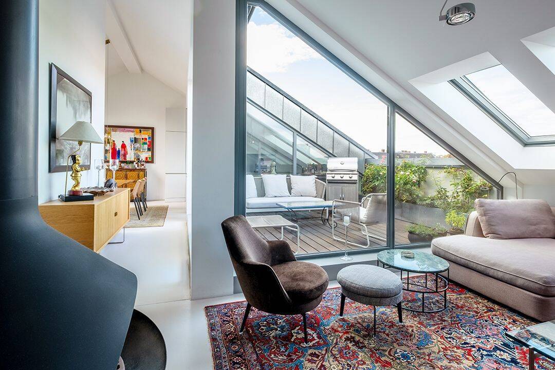 Einzigartiges Penthouse mit Terrasse, Atrium und Kamin im begehrten Bötzowkiez – Berlin – Vorschaubild 2