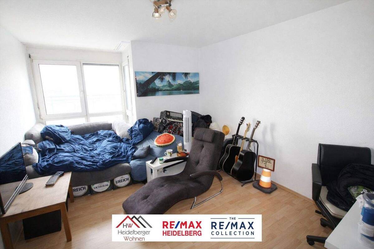 Renovierungsbedürftiges 1 Zimmer Appartement im 2.OG, 27qm mit Pantry-Küche, in super Lage von Mannheim zu Verkaufen – 68159 Mannheim – Bild 1 von 8