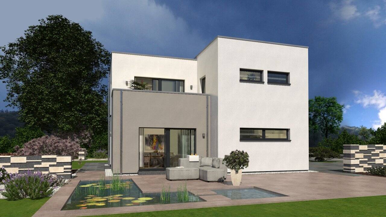 Ihr Haus in perfekter Optik mit Flachdach im Bauhausstil ! Preis bereits mit einem Grundstück berücksichtigt ! – Berlin – Vorschaubild 3