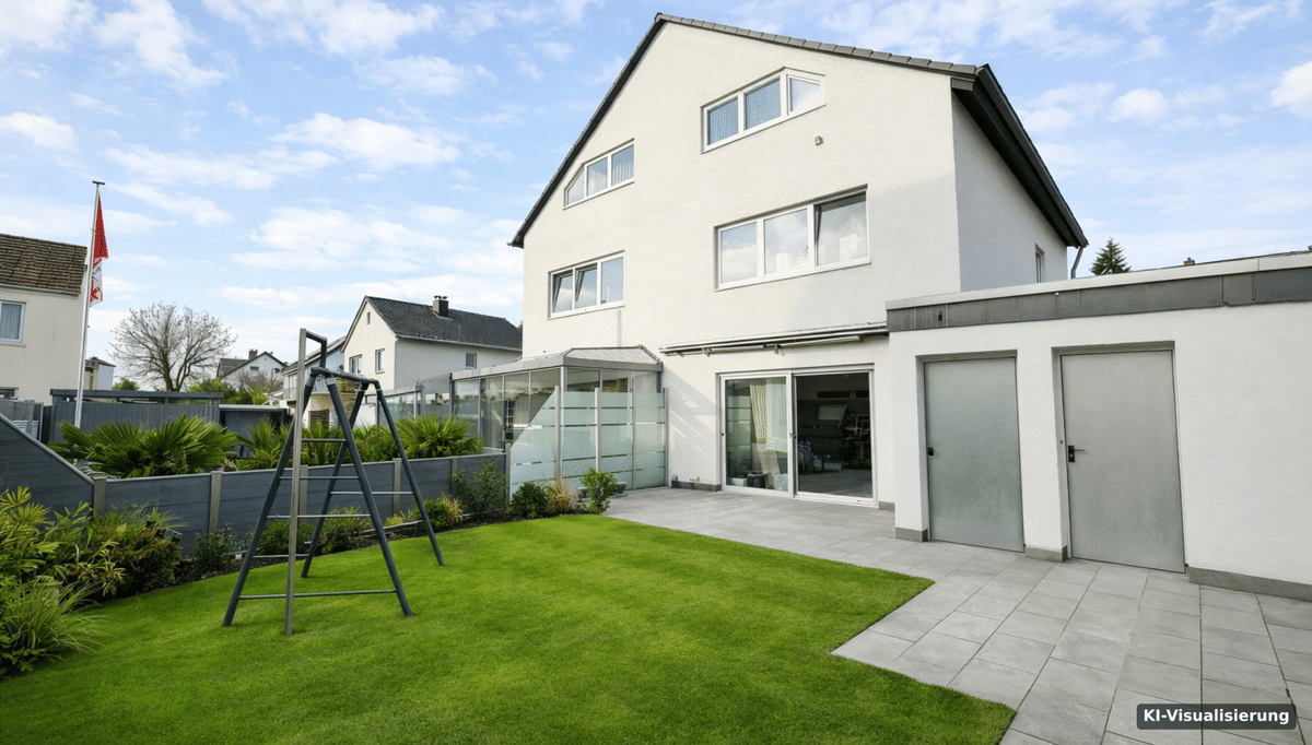 Geräumige DHH in Köln mit Garage und großem Südwest-Garten (Variante) – 51107 Köln – Bild 1 von 9