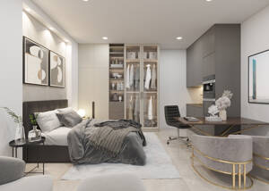 WE 5 | 1-Zimmer Apartment komplett möbliert mit Balkon und Küche im Zentrum Koblenz – 56068 Koblenz – Vorschaubild 2