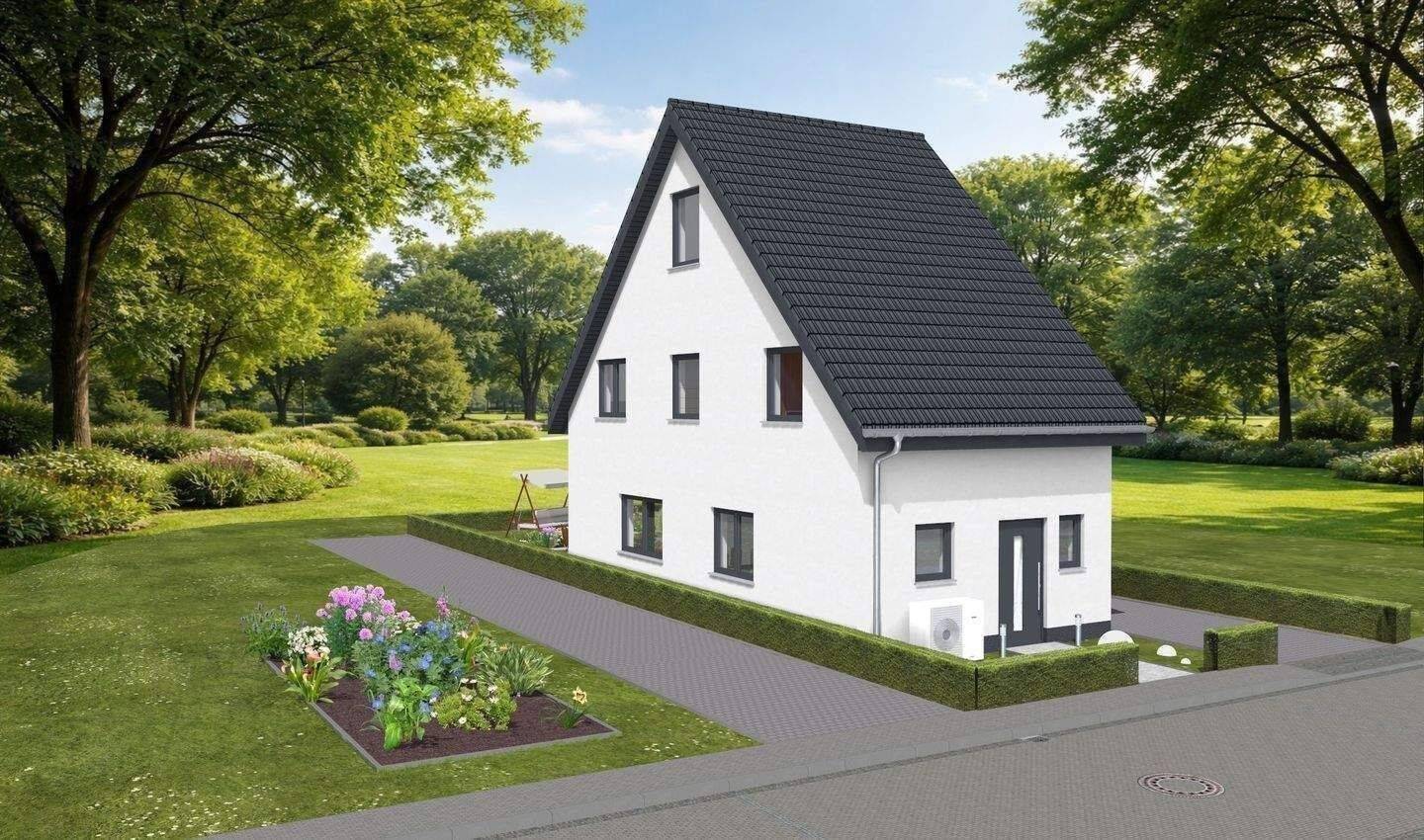 "Ihr neues Zuhause": Neubau eines modernen Einfamilienhauses inklusive Grundstück in Stralsund/ Andershof – Stralsund – Bild 1 von 5