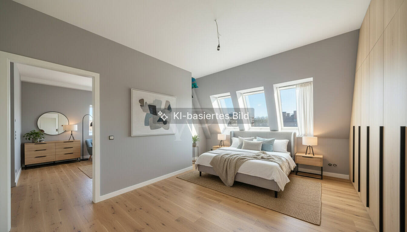 Dachgeschosswohnung mit großzügiger Sonnenterrasse im Innenausbau - Wohnen über den Dächern Berlins – Berlin – Vorschaubild 7