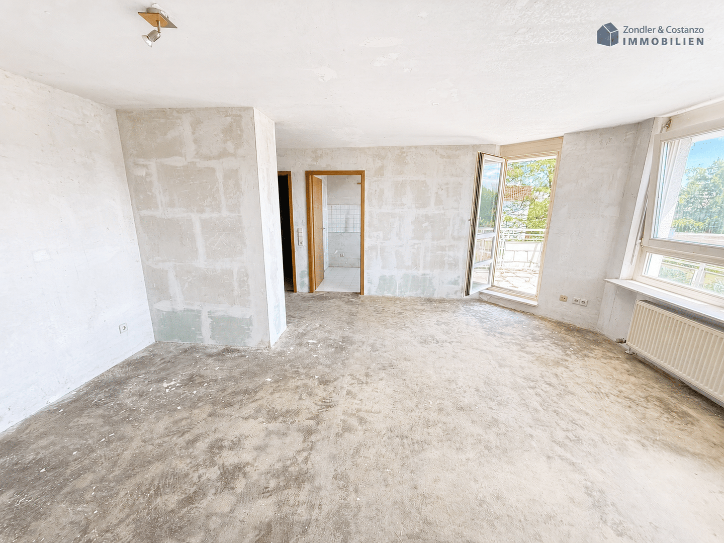 * STUTTGART-MÜNSTER: Schöne, helle 2,5-Zi.-Whg. mit Balkon * TG-Stpl. * BJ 1992 * gute Wohnlage * – Stuttgart – Vorschaubild 2