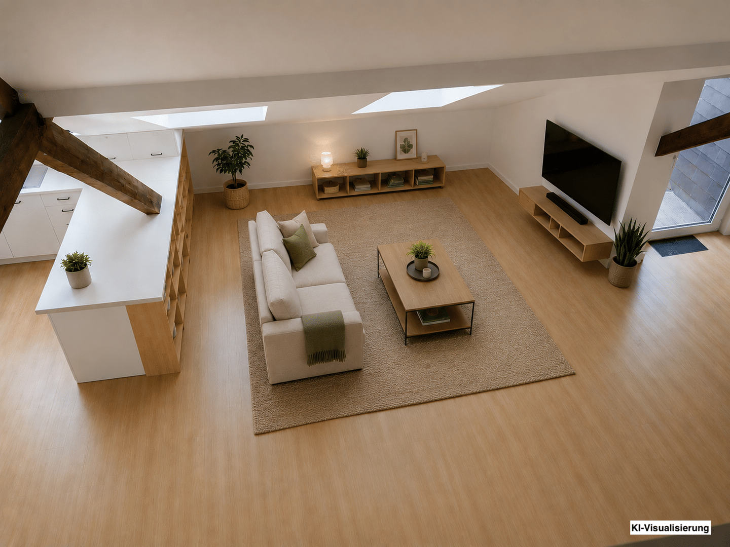 Loftartiges Wohnen mit Empore & Dachterrasse - 142 QM mit Stellplatz in ruhiger Innenstadtlage – Krefeld – Vorschaubild 8