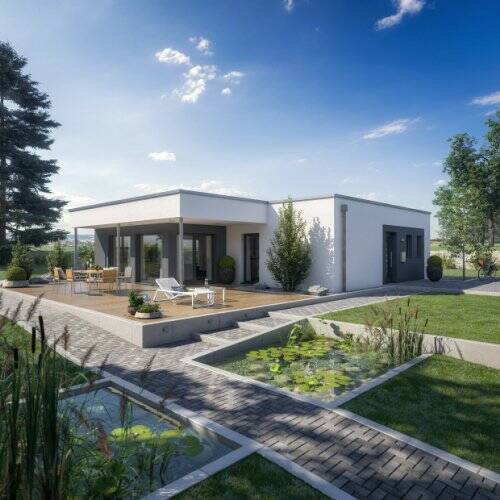Wohlfühlen auf einer Ebene - Ihr barrierefreier Bungalowtraum. Natürlich BIEN-ZENKER