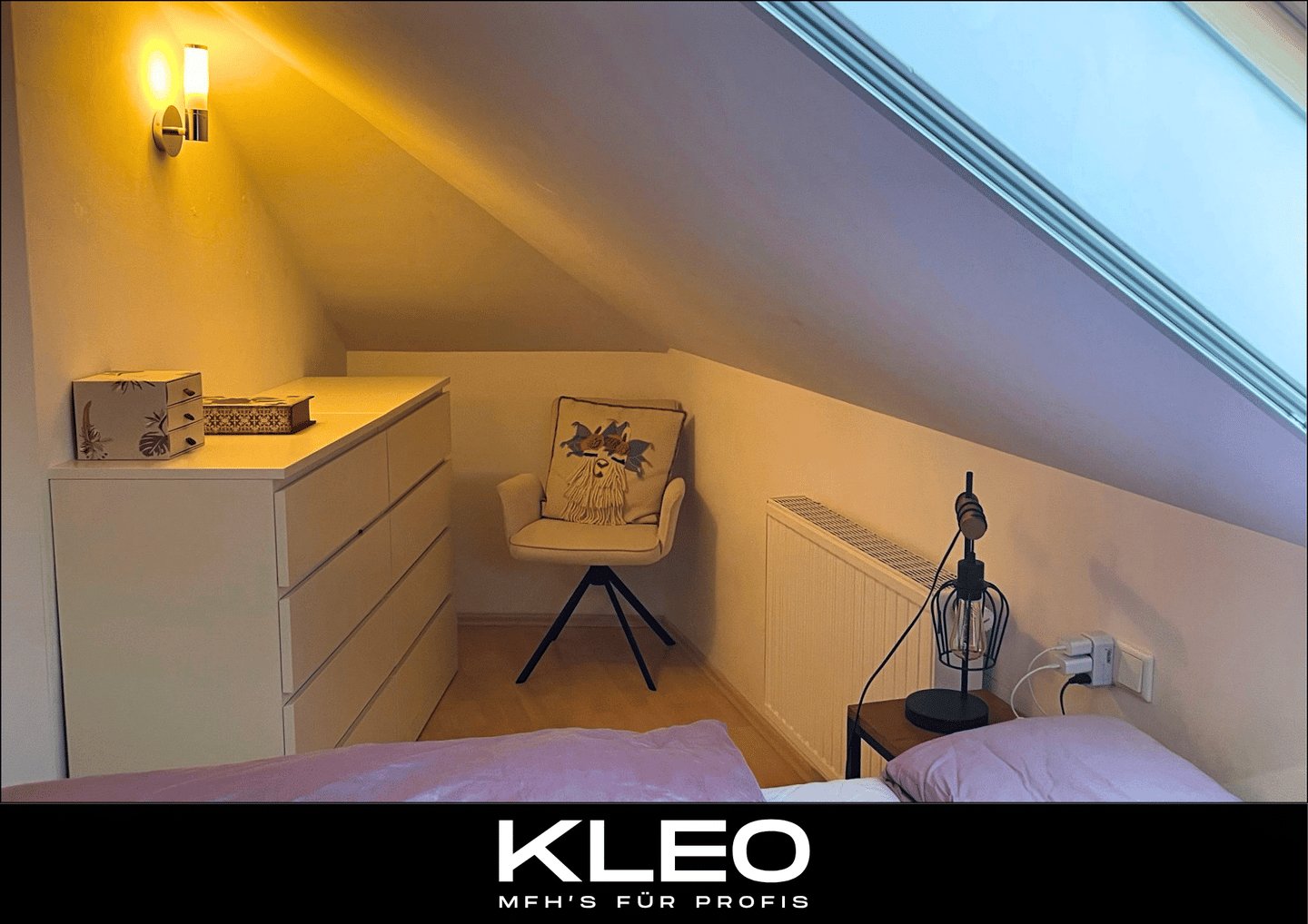 Charmante 3-Zi.-Dachwohnung in Nürnberg-Steinbühl | 75 m² | EBK | Loggia | Neue Heizung – Nürnberg – Vorschaubild 4