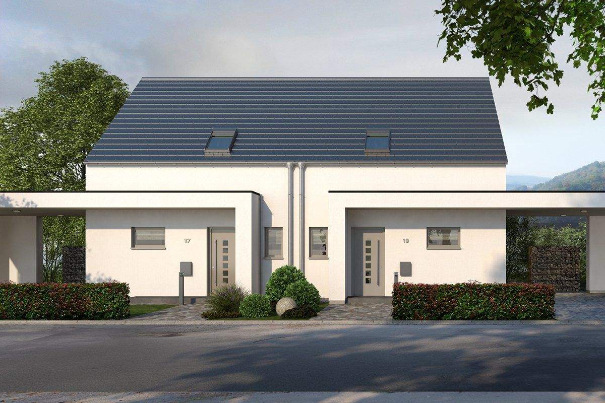 Neubau DHH - Zukunftssicher bauen mit allkauf – Mainburg – Bild 1 von 9