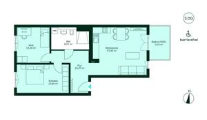 Barrierefreie Eigentumswohnung im 3. OG mit Balkon zum Innenhof und großer Wohnküche – 40597 Düsseldorf – Vorschaubild 7