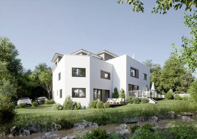 NEUBAU I Reihenmittelhaus mit Weitblick – Dachterrasse & Garten – Gorxheimertal – Vorschaubild 2