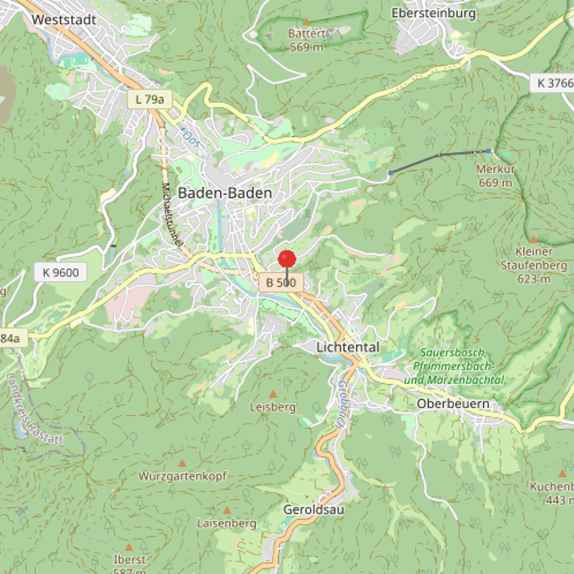 Etagenwohnung in 76530 Baden-Baden mit 58 m² kaufen