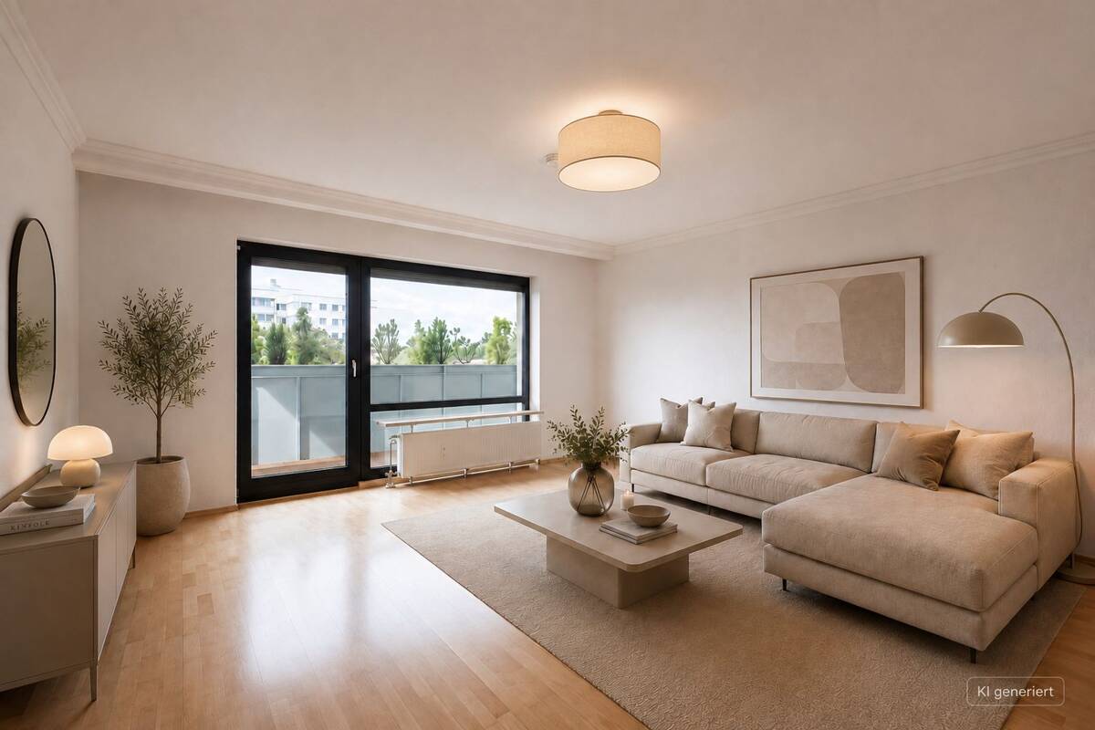 Familienwohnung mit Südwest-Balkon in ruhiger Lage – 80992 München – Bild 1 von 9