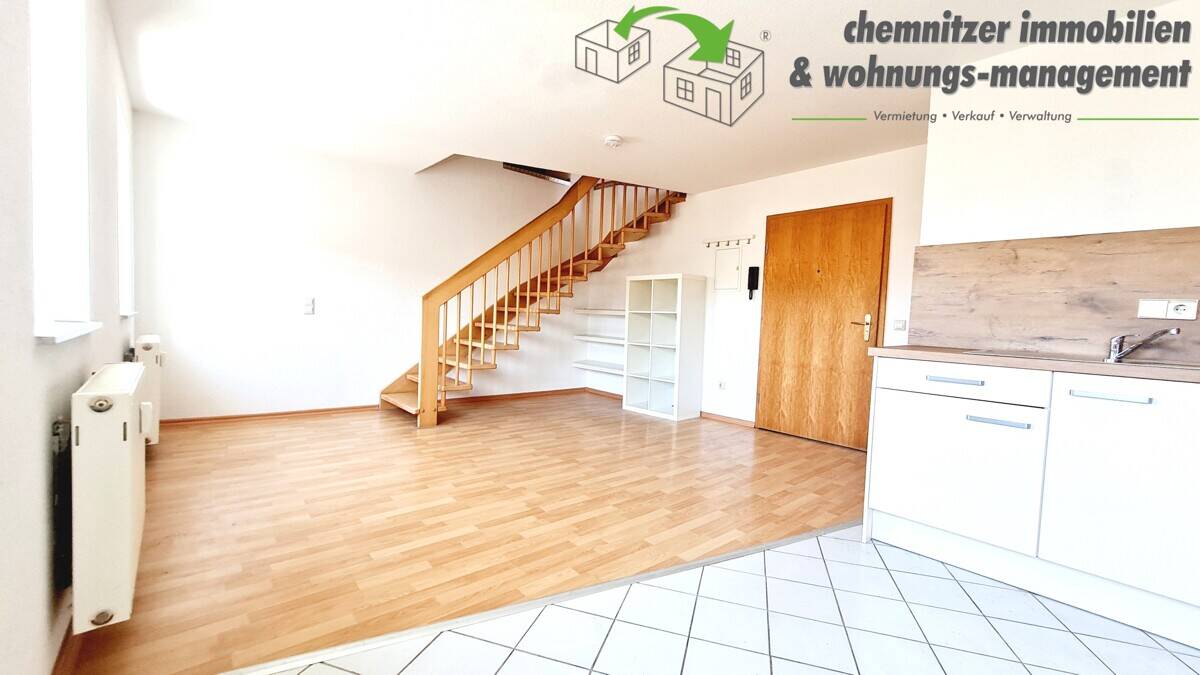 Individuelle Maisonettewohnung mit Vollausstattung - EBK, Dachterrasse, Gäste-WC – Chemnitz – Vorschaubild 3