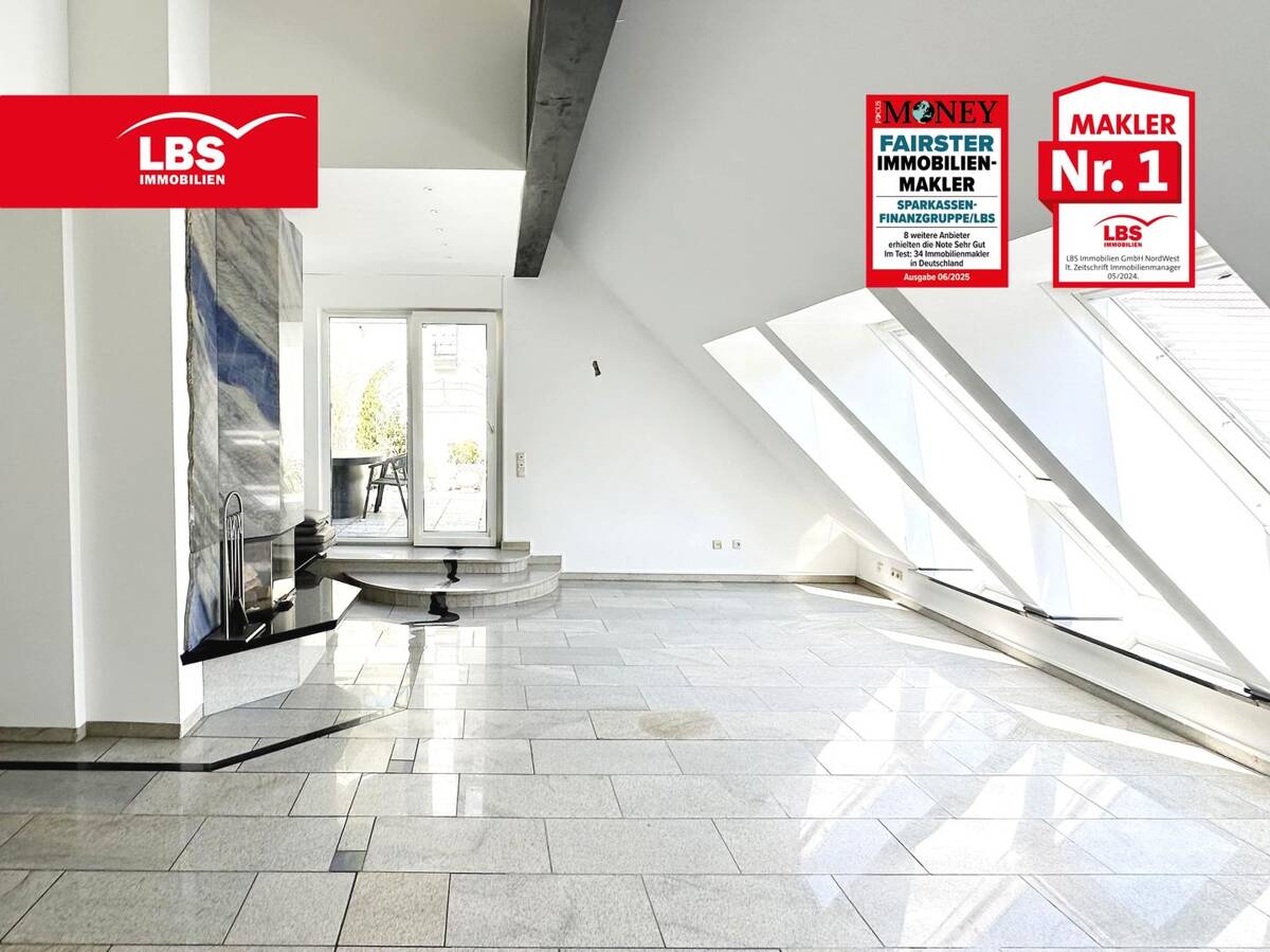 Exklusive Maisonette ETW mit Dachterrasse in Essen-Steele: Luxus auf 138 m² – 45276 Essen – Bild 1 von 9