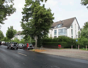 Schöne Erdgeschoss-Eigentumswohnung mit Terrasse, Gartenfläche und zwei Tiefgaragenstellplätzen in gefragter Lage in 40489 Düsseldorf-Kaiserswerth