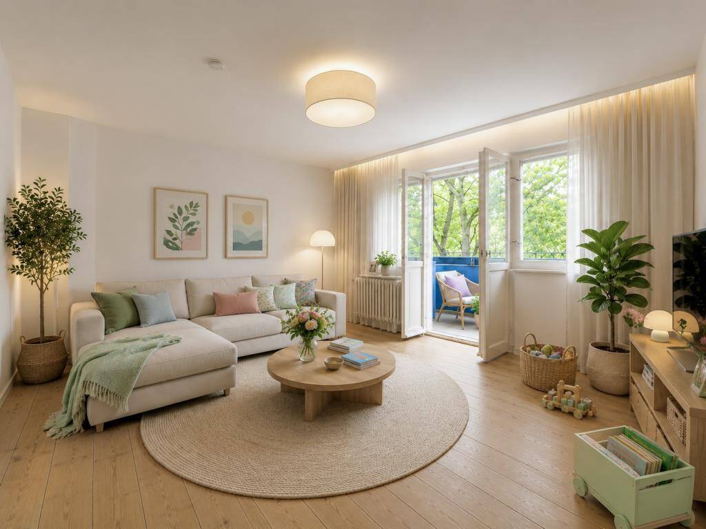 geräumige Familienwohnung mit Balkon in perfekter Lage