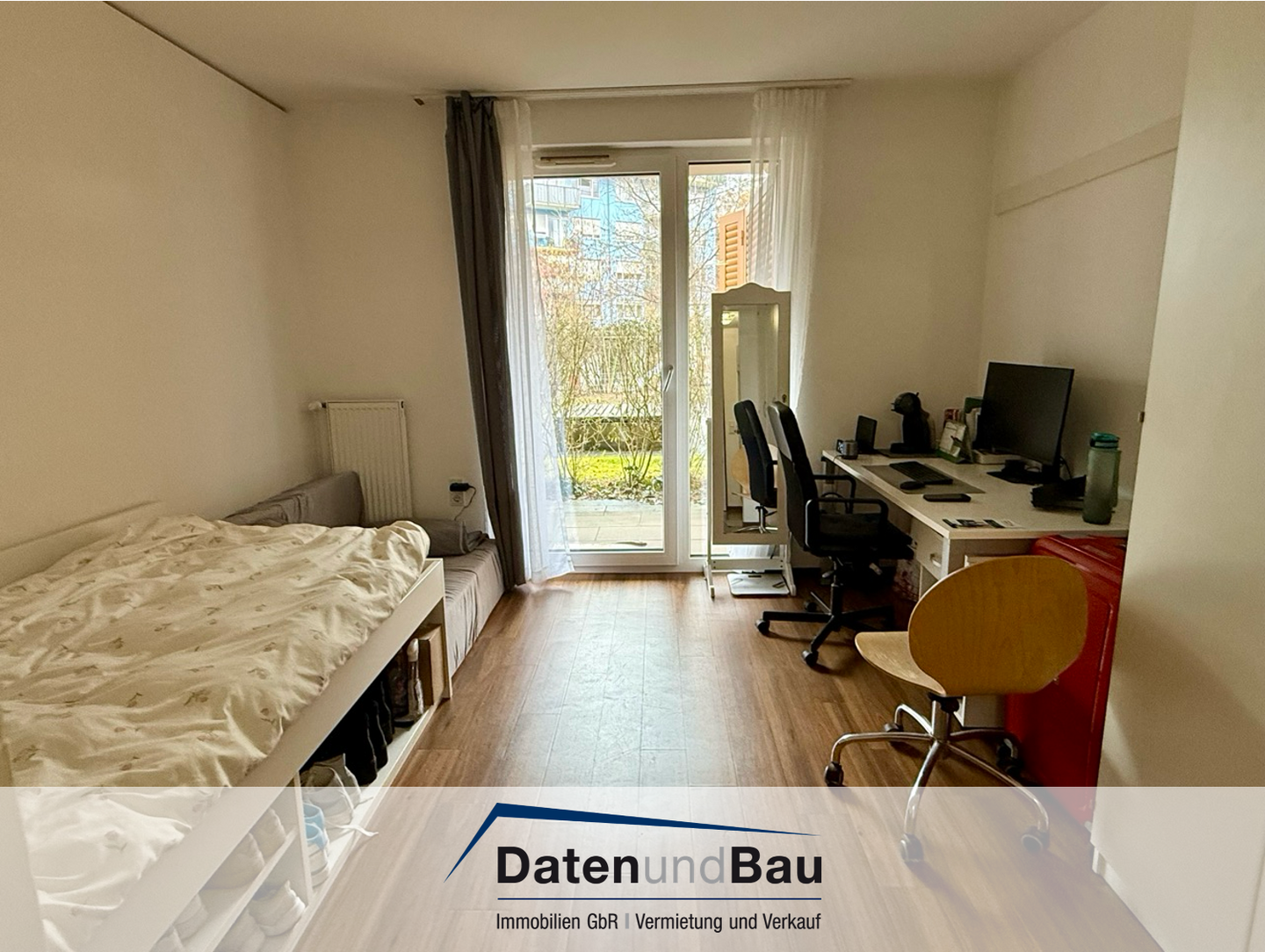 Provisionsfrei! Möblierte Studentenwohnung mit EBK und Terrasse