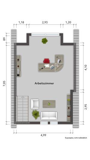Helles Reihenmittelhaus mit Westgarten unweit der Elbe zum Kauf in Blankenese - Wentzel Dr. – 22587 Hamburg – Vorschaubild 4