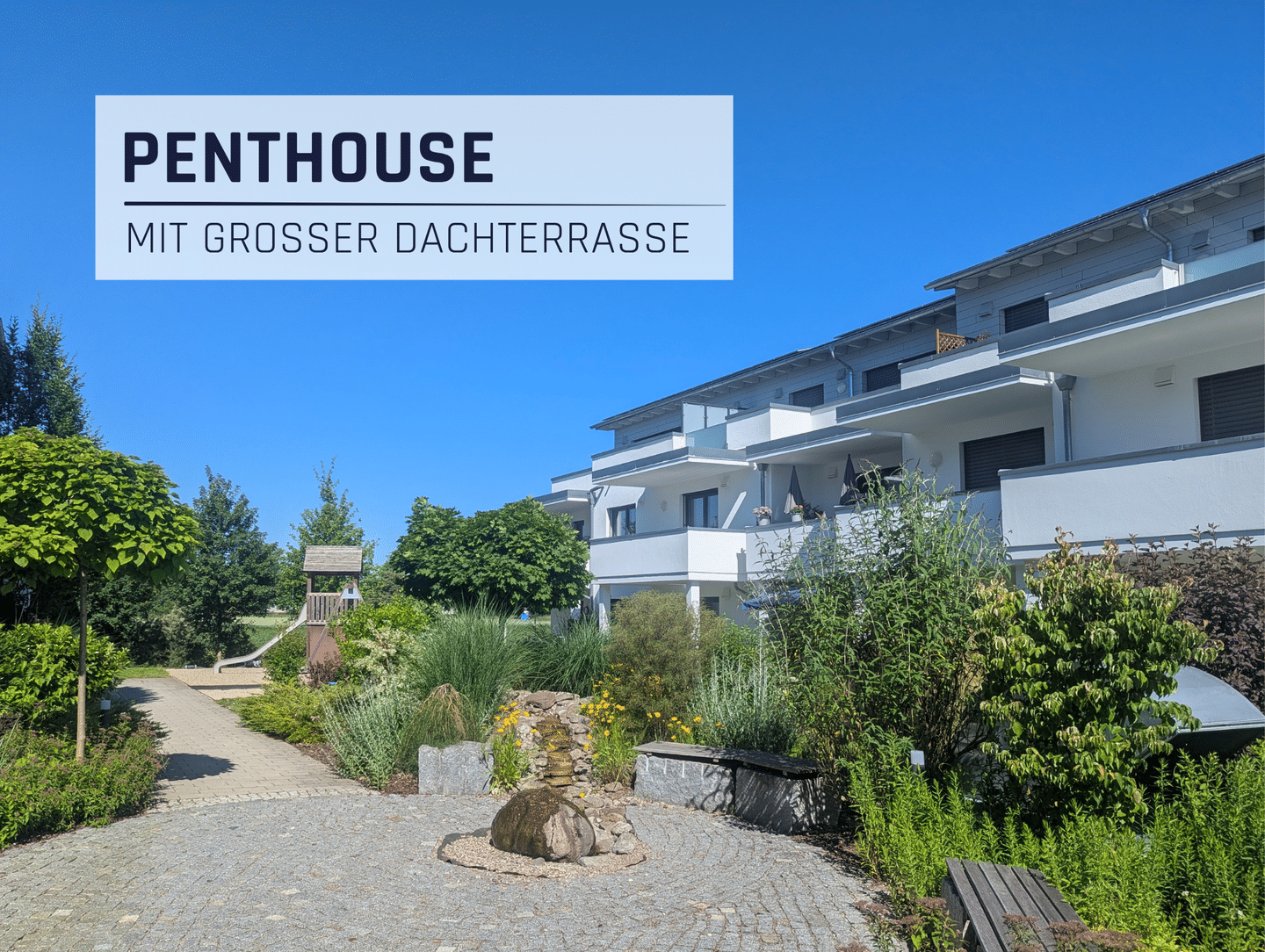 Neuwertiges Penthouse mit großer Dachterrasse und Aufzug !