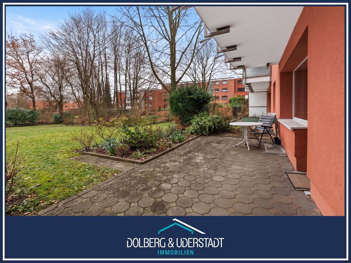 Attraktive 3-Zimmer-Wohnung mit schöner Terrasse sowie Stellplatz – 22145 Hamburg – Bild 1 von 9