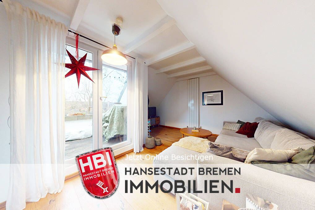 Lehesterdeich / Stilvolle 4-Zimmer-Maisonette-Wohnung mit Loggia in ruhiger Lage