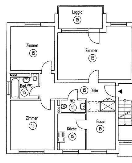 Drei-Zimmer-Wohnung zur Kapitalanlage – Darmstadt – Vorschaubild 2