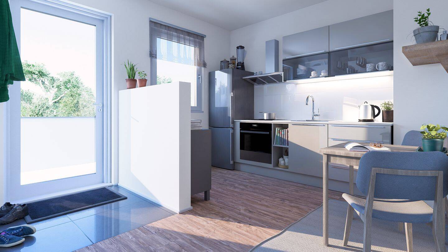 Bezugsfertig Anfang 2028 - 43 m² "Lieblingsplatz" mit großem Balkon in Nürnberg zum Kauf!