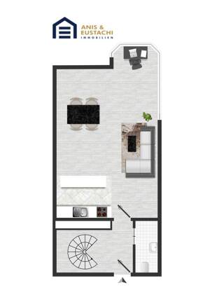 Stadtleben pur: großzügige 2-Zimmer Wohnung auf zwei Ebenen – 68161 Mannheim – Vorschaubild 9
