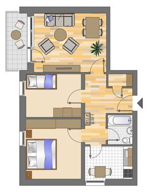 4-Zimmer-Wohnung in Siegen Dillnhütten – 57078 Siegen – Vorschaubild 3