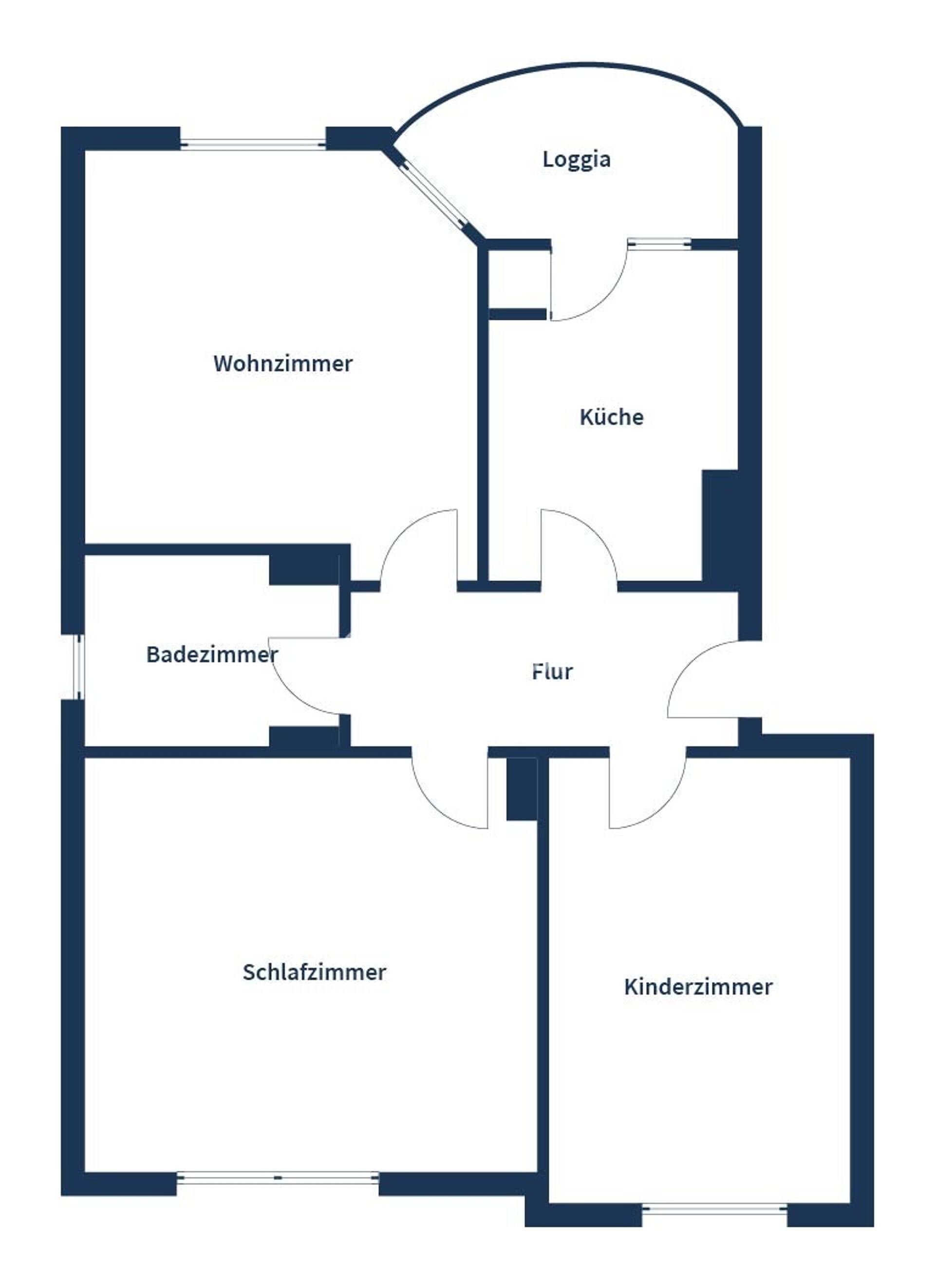 Etagenwohnung in 51063 Köln mit 65 m² kaufen