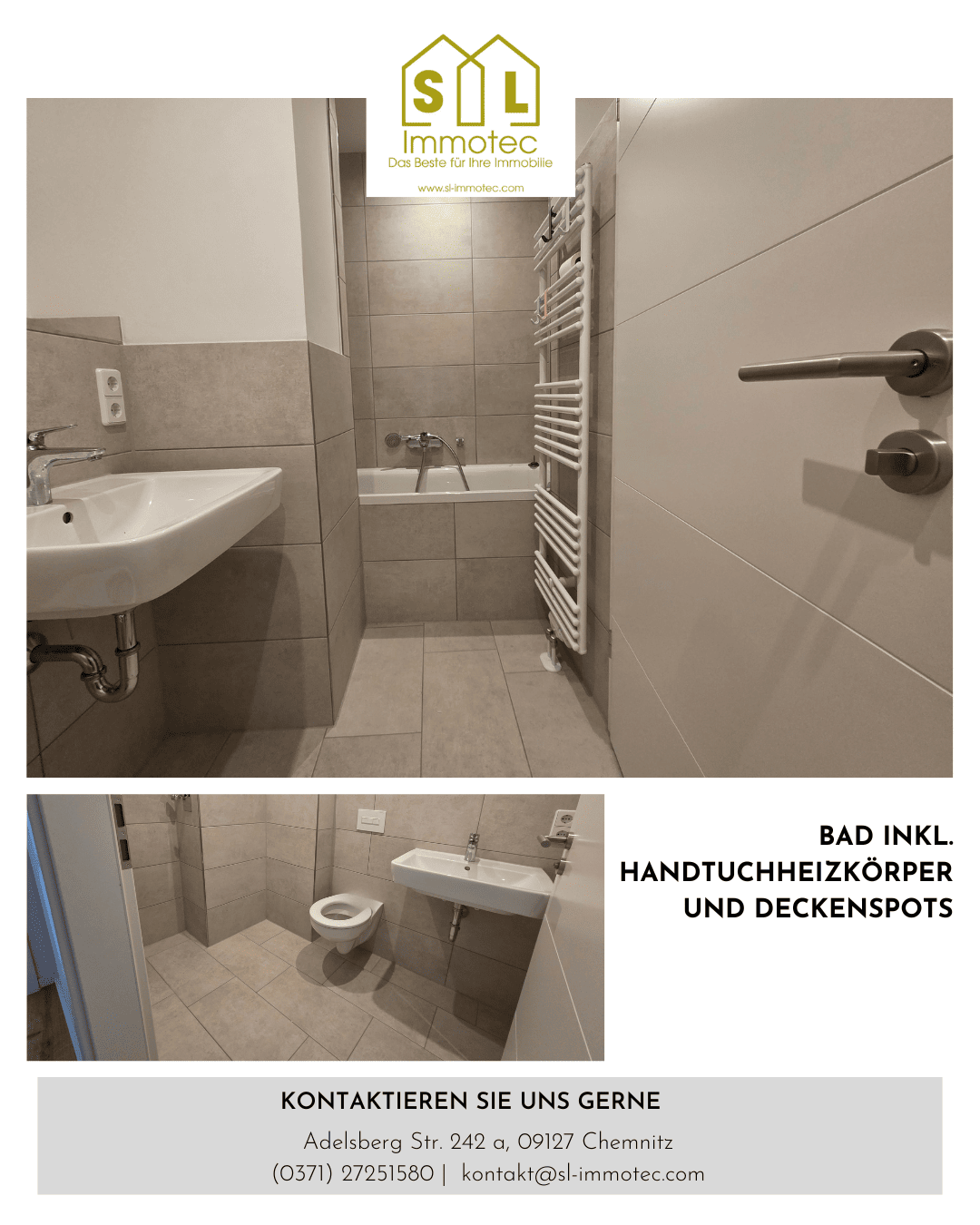 ++ ERSTBEZUG nach Kernsanierung (6) // 4 Zi. Whg mit Balkon ++ – Chemnitz – Vorschaubild 8