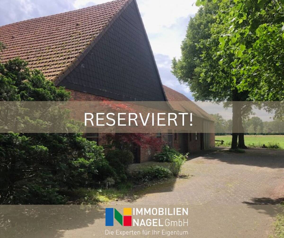 Großzügiger Resthof mit zwei Wohneinheiten, umfangreichen Nutzflächen und vielfältigem Entwicklungspotenzial – 33649 Bielefeld – Bild 1 von 9